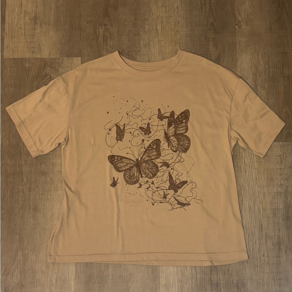 size medium SHEIN, butterfly Tshirt